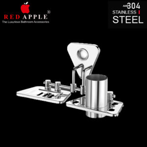 PACIFIC SERIES SOAP DISH & TOOTHBRUSH TUMBLER by Red Apple®( SS 304 Range )