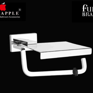 DANUBE SERIES PAPER HOLDER WITH MOBILE STAND by Red Apple®( FULLY BRASS )