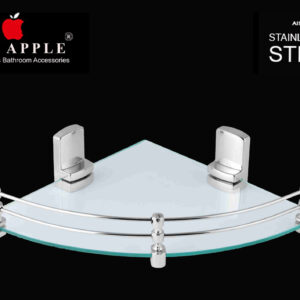 Glass Corner ABS Bracket by Red Apple®