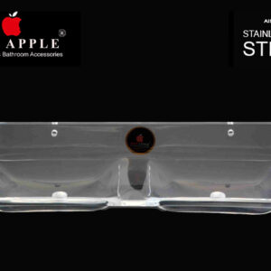 Acrylic Clear Series Double Soap Dish Clear-03 by Red Apple®