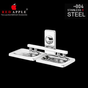 TIGRIS SERIES DOUBLE SOAP DISH  by Red Apple®( SS 304 Range )
