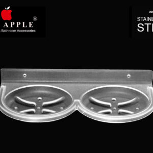 Unbreakable Series Double Soap Dish ( Round ) by Red Apple®