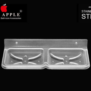 Unbreakable Series Double Soap Dish ( Square ) by Red Apple®