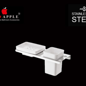 RHINE SERIES SOAP DISH & TOOTHBRUSH TUMBLER by Red Apple®( SS 304 Range )