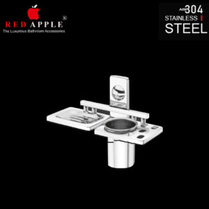 TIGRIS SERIES SOAP DISH & TOOTHBRUSH TUMBLER by Red Apple®( SS 304 Range )