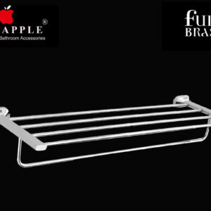 MEKONG SERIES TOWEL RACK WITH ROD 24" by Red Apple®( FULLY BRASS )