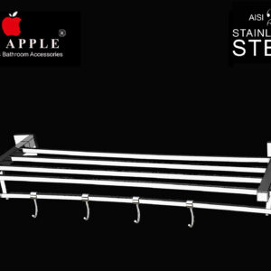 VOLTA SERIES Towel Rack with Rod 24'' by Red Apple®( SS 202 Range )