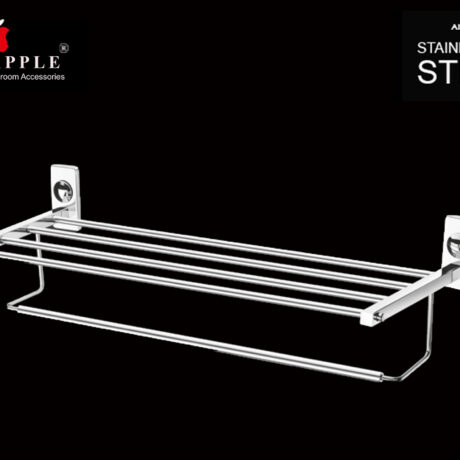 TIGRIS SERIES TOWEL RACK WITH ROD 24" by Red Apple®( SS 304 Range )