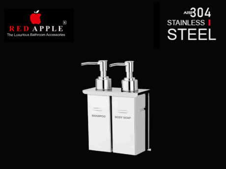 RHINE SERIES DOUBLE LIQUID DISPENSER by Red Apple®( SS 304 Range )