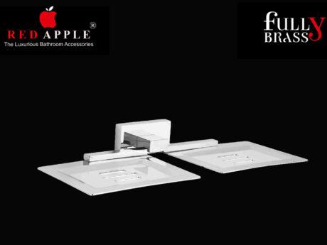 DANUBE SERIES DOUBLE SOAP DISH  by Red Apple®( FULLY BRASS )
