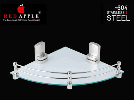 Glass Corner ABS Bracket by Red Apple®