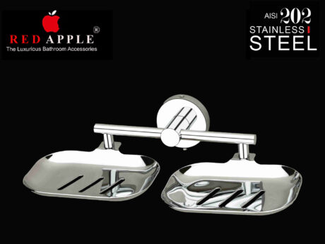KOMATI SERIES DOUBLE SOAP DISH  by Red Apple®( SS 202 Range )