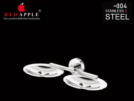 HUDSON SERIES DOUBLE SOAP DISH by Red Apple®( SS 304 Range )