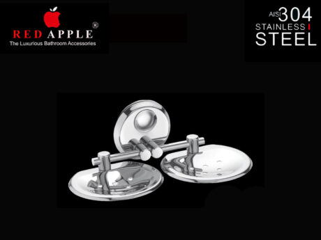 NILE SERIES DOUBLE SOAP DISH by Red Apple®( SS 304 Range )