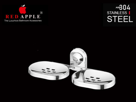 OCEAN SERIES DOUBLE SOAP DISH  by Red Apple®( SS 304 Range )
