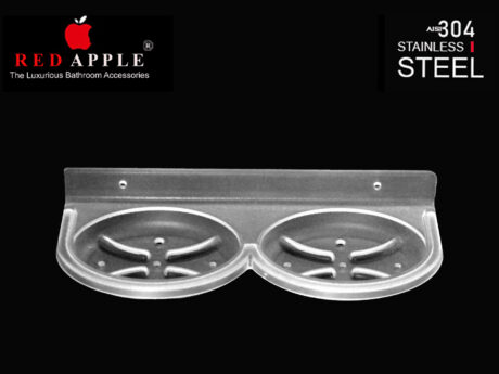 Unbreakable Series Double Soap Dish ( Round ) by Red Apple®