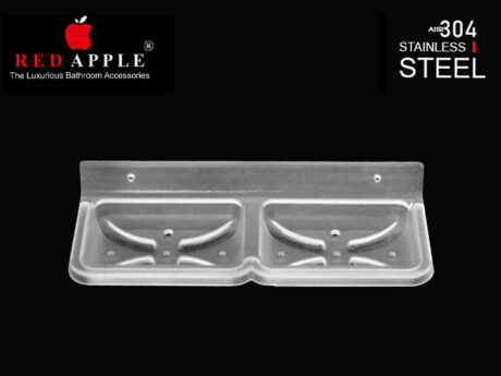 Unbreakable Series Double Soap Dish ( Square ) by Red Apple®