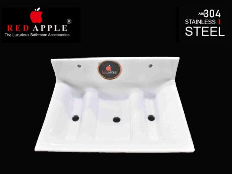 Acrylic Series Soap Dish B&W-02 ( Square) by Red Apple®