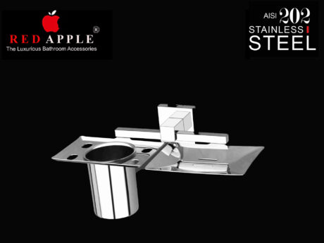 VOLTA SERIES SOAP DISH & TOOTHBRUSH TUMBLER by Red Apple®( SS 202 Range )