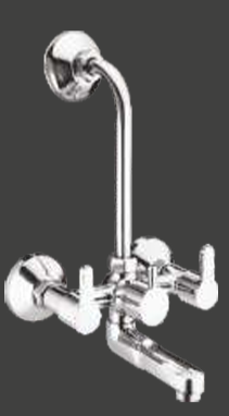 2-in-1 Wall Mixer With Bend