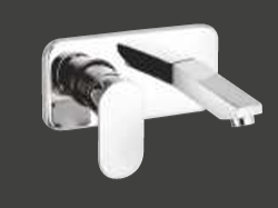2-in-1 Wall Mixer With Bend